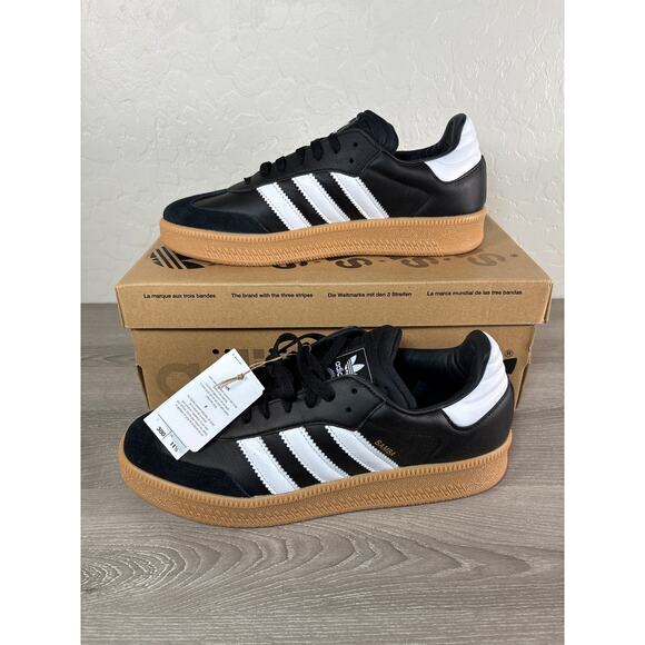 Adidas‎ Samba XLG Core Black Gum Bottom Sneakers Men\'s Size 12- NIB main image 5